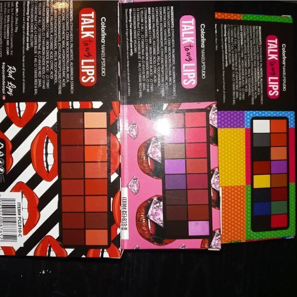 Lip cream pallet